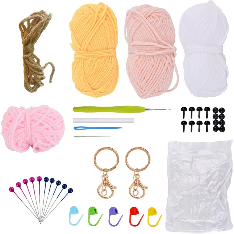 Crochet Kit for Beginners  Complete DIY Crochet Kit With Step-by-Step Video Tutorials and Enough Needle  Hook and Other Related Accessories  Croche