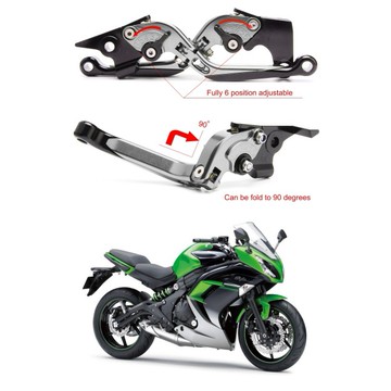 老虎摩托 KAWASAKI 川崎 忍者 NINJA650R ER6F 2009~16年款六段調整三截式省力煞車離合器拉桿