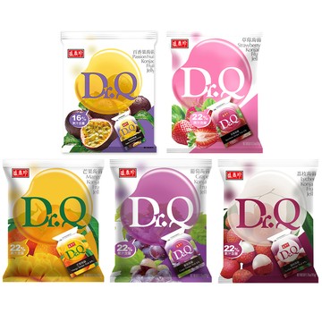 盛香珍 Dr.Q蒟蒻果凍265g/包(葡萄/荔枝/芒果/百香果/草莓)