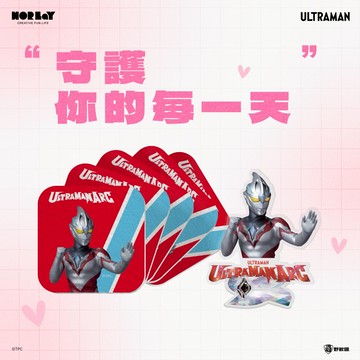 款式任選1+1【HORLaY】守護你的每一天🧡 超人力霸王．壓克力立牌 + 木漿海綿 (5入組)｜正版授權『LINE禮物獨家』生日禮物/禮物推薦