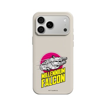 iPhone 18 Pro Max SolidX 貝殼灰 - 迪士尼-星際大戰 Star Wars - 千年鷹-美式復古