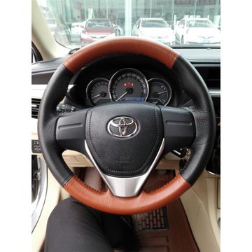 岐牛豐田威馳格瑞維亞銳放陸放凌尚亞洲龍亞洲獅方向盤套真皮手縫