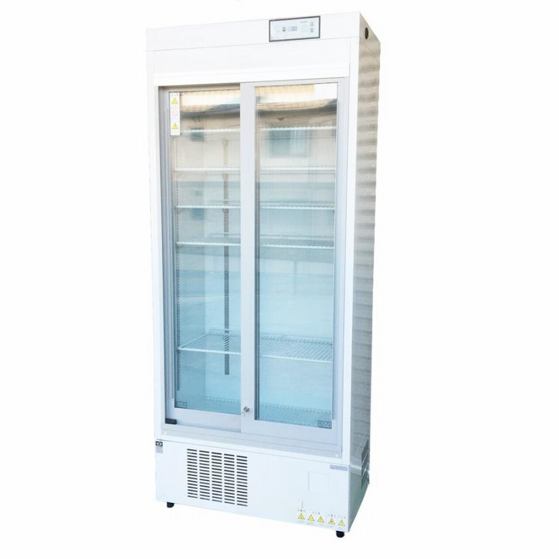 ■中古品 大和冷蔵ショーケース DC-ME31A 2017年 322L 800ｘ450ｘ1865ｍｍ 動作問題なし カギ無し■ □中古品 大和冷蔵ショーケース DC-ME31A 2017年 322L