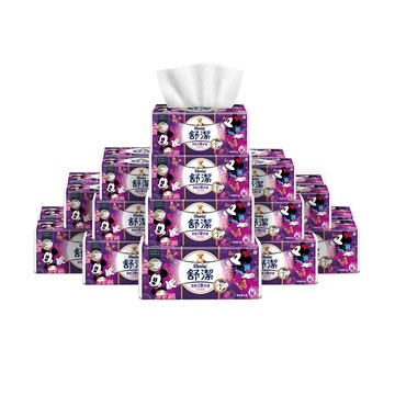 舒潔厚三層抽取衛生紙-竹炭萃取 94抽x30包