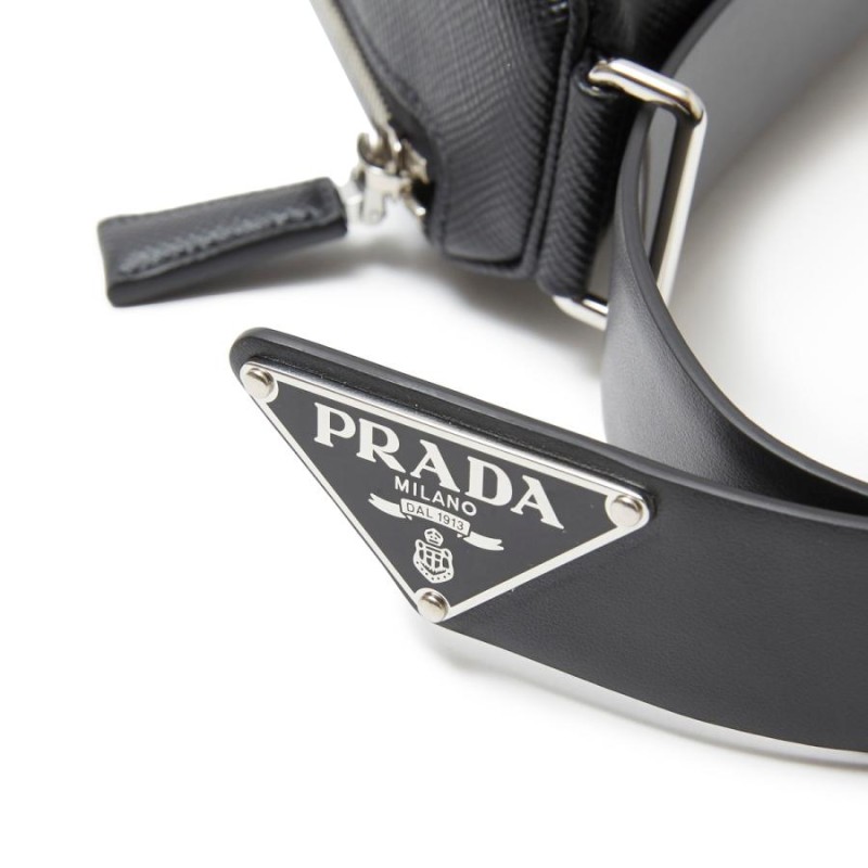 プラダ PRADA ショルダーバッグ PRADA TRIANGLE ブラック メンズ