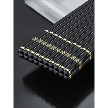 合金筷子家用高檔家庭新款防滑耐高溫餐具餐飲酒店商用筷子