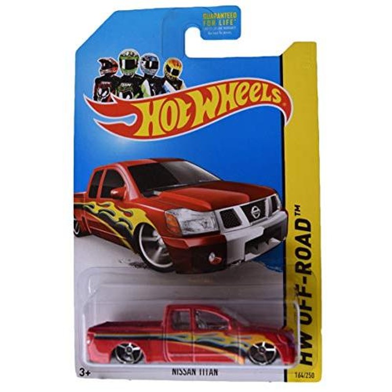 Hot Wheels ホットウィール Off Road Nissan Titan 164/250, red