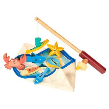 Mentari 123釣魚趣 櫸木玩具 3歲以上適用  MT7303  1組