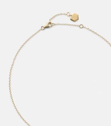 Shay Jewelry 18kt gold pendant necklace with emerald and diamonds