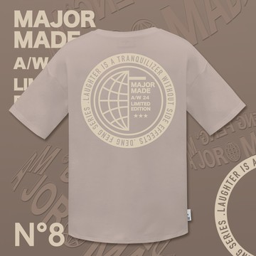 環繞地球厚版膠短TEE