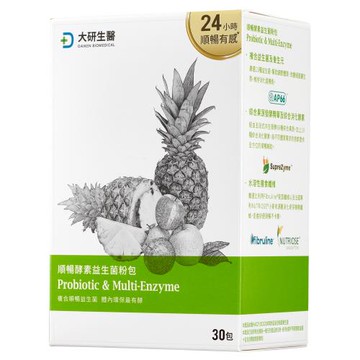 大研生醫順暢酵素益生菌粉包 5包/盒 6入組-1入組