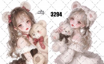 original sticker no.3294 人物貼紙 原創貼紙 原創人物貼紙 裝飾貼紙 cotton melody