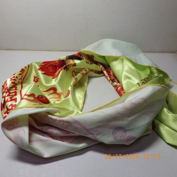 悉曇梵文雨寶陀羅尼圍巾 哈達佩戴吉祥旺財發家財寶如雨