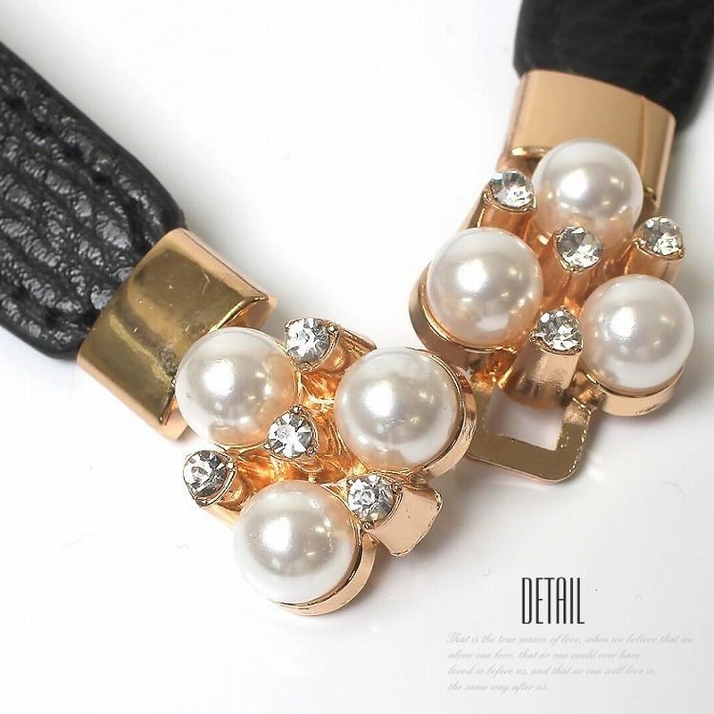 ☆ドルガバ☆ベルト（パール、ラインストーン）