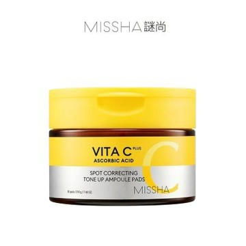 【MISSHA謎尚】Vita C Plus 光采提亮精華墊 80片 x1