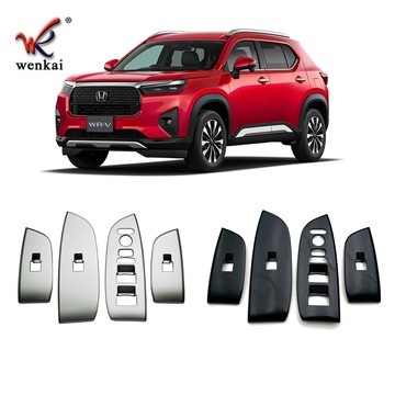 適用于24款日版本田WRV改裝車窗玻璃升降面板裝飾蓋 DG系汽車用品