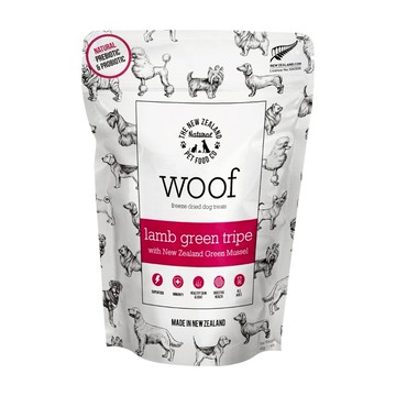 NZ Natural 狗狗冷凍乾燥零食  羊綠草胃 + 綠唇貽貝  40g  1包