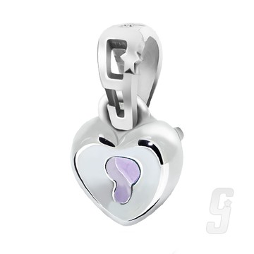 赤軍寶飾-心戀星-心鎖(紫水晶)