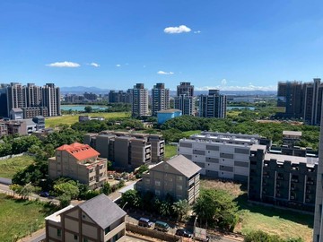 客運園區耀承璽閱｜俯瞰城市海際兩房車｜桃園市大園區環區西路