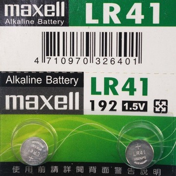 maxell LR41 192 鈕扣型電池/一排10顆入(促20) 1.5V 鈕扣電池 手錶電池-傑梭【APP滿額下單4%點數(單一帳號最高1000點)】7/31止