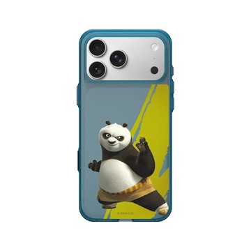 iPhone 17 Pro Max Clear (相機按鈕) 夜幕藍 - Kung Fu Panda - 阿波