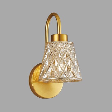 電鍍玻璃壁燈 B122-62-K4416