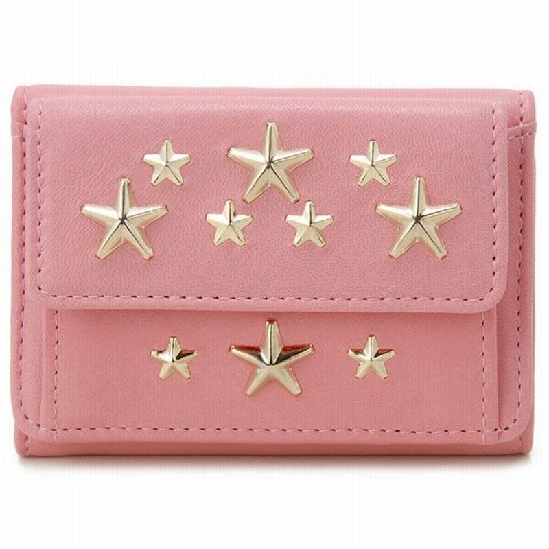 ジミーチュウ Jimmy Choo 三つ折り財布 コインケース Nemo Cst 9ib レザー スター ピンク ゴールド レディース 財布 ブランド 通販 Lineポイント最大0 5 Get Lineショッピング
