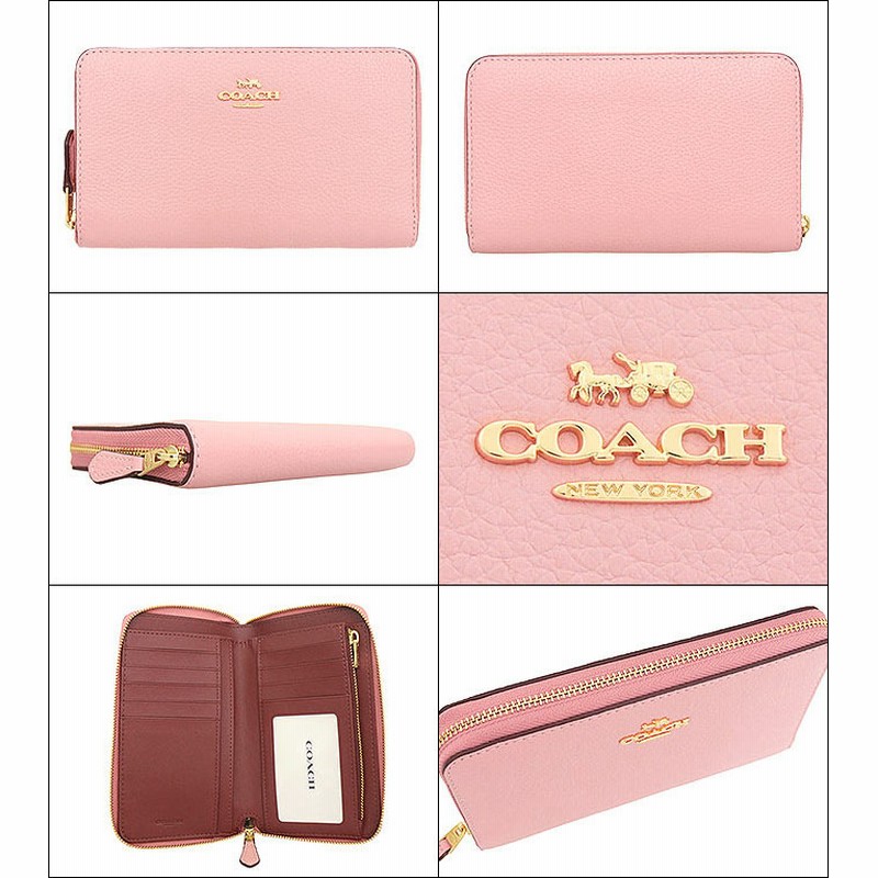 コーチ COACH 財布 二つ折り財布 FC4124 C4124 パウダーピンク ...