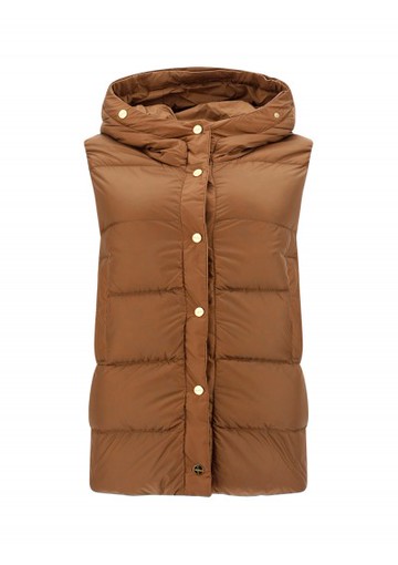 Max Mara The Cube - Jsoft Down Vest - Womens - Brown
