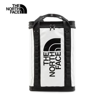 The North Face北面男女款米白色DWR防潑水休閒後背包｜3KYFROU 筆電包/登山包