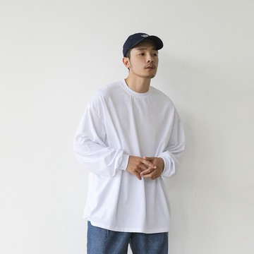 正韓SUPIMA 輕盈薄款圓領長袖上衣 6色 YUPPIE 預購 0829