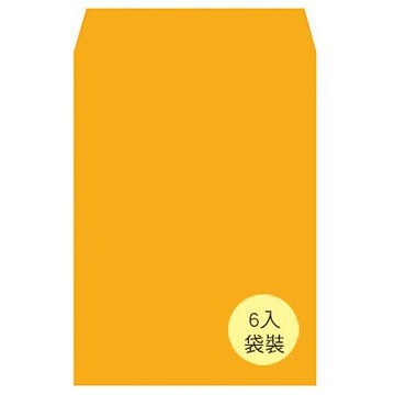 美加美 大6K 金黃公文封 (袋裝) 20束/ 包 N1206P