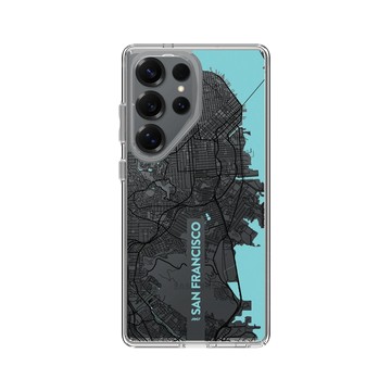 Galaxy S25 Ultra Clear 透明 - JOCR - San Francisco (Black Logo)