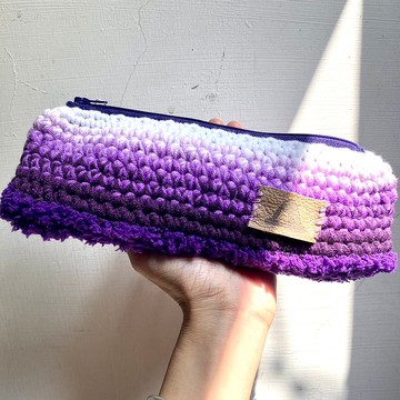 手工編織筆袋 鉛筆盒 化妝包