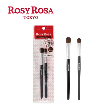 【Rosy Rosa】簡約風天然毛眼影刷組 2入