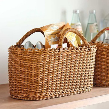 【Yourtableware】日本 UTILE 可水洗 編織 提籃 收納籃