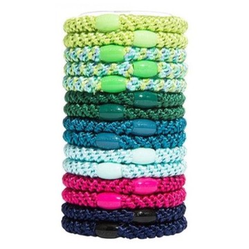 美國 L. Erickson 彈力髮圈-Dream World 粗款髮圈 分裝5入 不咬髮【南風百貨】