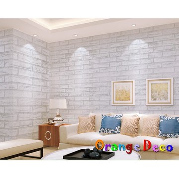 【橘果設計】磚紋風格 自黏壁紙 10米長 多款可選 DIY組合壁貼牆貼室內設計裝潢