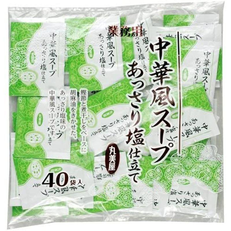 丸美屋 中華風スープ あっさり塩仕立て(2.5g×40袋) 100g