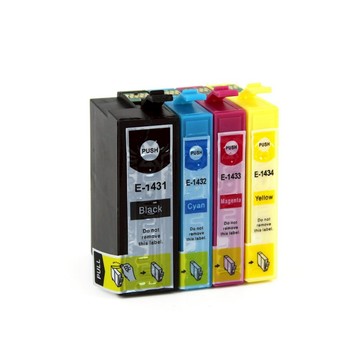 【T-REX霸王龍】EPSON T143 T1431 T1432 T1433 T1434 副廠相容墨水匣