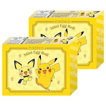PoKeMoN 寶可夢 mini 蛋捲 皮卡丘&皮丘 SC-091  30g  2個
