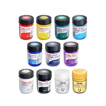 ✨星星文具✨PENTEL 飛龍 水彩 廣告顏料 30CC 單色 POS-T