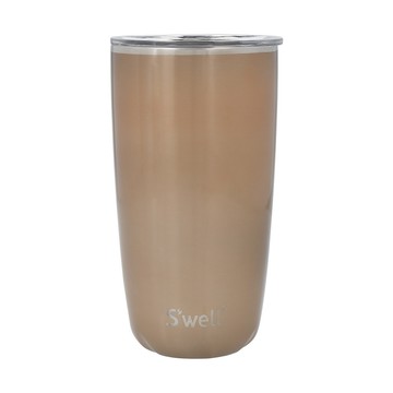 S'well 美國 Tumbler不鏽鋼滑蓋保溫杯(香檳金530ml) / 保溫杯 環保杯 咖啡杯 隨行杯 可機洗 洗碗機可洗