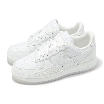 [ACS] Nike 休閒鞋 Wmns Air Force 1 07 女鞋 CNY 白 AF1 蛇鱗 異材質拼接 HV6011-111