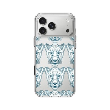 iPhone 17 Pro Max Clear Case（相機按鈕） 透明 - MYMY REVERZ TATTOO - 獅子