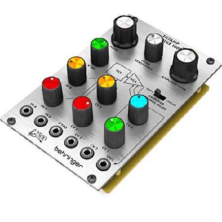 Behringer アナログシンセサイザー ユーロラックモジュール ユーロラック対応 アナログVCA 24dBローパスフィルターモジュール 2500シリーズ FILT AMP MODULE 100