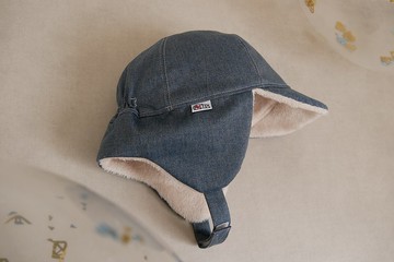 兒童帽子 兒童帽子 牛仔毛皮