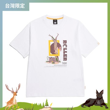 男女同款 台灣限定LOGO T恤｜台灣穿山甲 - 白色
