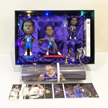 76人保羅喬治模型玩偶手辦人偶籃球周邊紀念品生日禮物套裝送男生