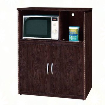 文創集-南亞塑鋼     羅曼 南亞塑鋼2.9尺二開門雙拉盤電器櫃/餐櫃/收納櫃-85.8x42.8x111.6cm免組